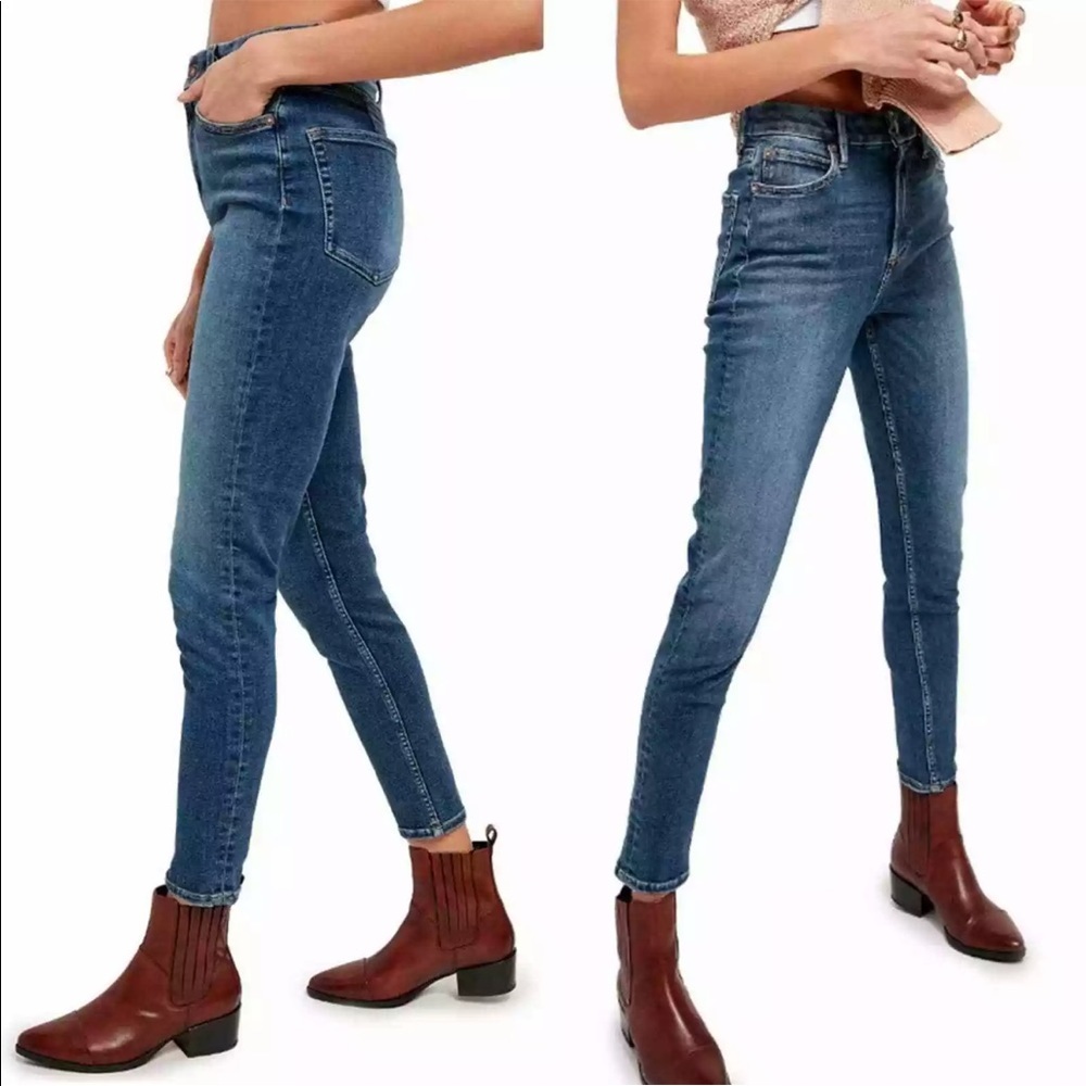 NWOT We The Free Twenty-Four Stretch Sz 24 Jeans Skinny Medium Wash